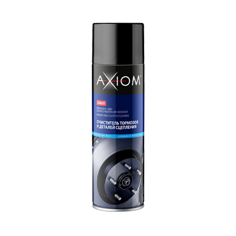 Очиститель тормозов и деталей сцепления AXIOM, 650мл. спрей.